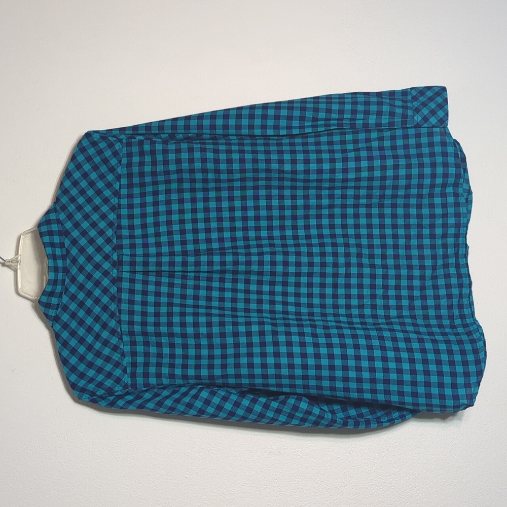 Talbots Womens Gingham Button Down Shirt Traditional Classic Quiet Luxury‎ LP - Picture 7 of 7